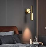 SXYSXYSXY Modern Minimalismus Wandleuchte Leselampe Kreatives Design Golden Wandbeleuchtung Nordic...