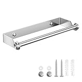 Brynlex Silber Küchenrollenhalter Ohne Bohren, Küchenregal Wand, Küchenrolle Halter,...
