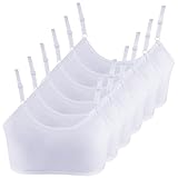 DASHUAIGE 6er-Pack Sport Kinder Unterwäsche Mit Gepolsterte Verstellbarem Schultergurt Bralette BHS...