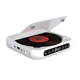 Tragbarer Player, Desktop-Retro-Player für Zuhause, Büro, wiederaufladbar,...