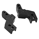 KIMISS 2 Stück Frontstoßstangenhalterungen aus Aluminiumlegierung, Leichte Befestigungssitze mit...