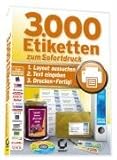 3.000 Etiketten zum Sofortdruck