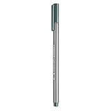 Staedtler triplus 334 Fineliner grau 1 Stück – Feinschreiber (Grau, Fin, Grau, Dreieck, Tinte auf...