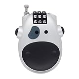 HABNI 1 Stück Kabelschloss, Kuh-Design Kabelschloss mit 3 Zahlenscheiben, 80cm Stahlseil, für...