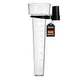 TFA Dostmann Analoger Regenmesser, 47.1015, Niederschlagsmesser, für den Garten, klar, L160 x B86 x...