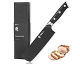 Wakoli Titanium Noir Nakirimesser 17 cm – Edelstahl Küchenmesser mit schwarzer...