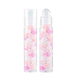 Roll On Lippenöl, 2PCS Zoll Hydrating Lip Glow Oil, Feuchtigkeitsspendendes und auffüllendes...