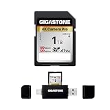 GIGASTONE 1TB SD-Karte mit USB-Typ-C-Kartenleser, V30, SDXC-Speicherkarte, High-Speed, 4K, Ultra-HD,...