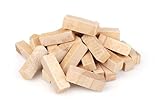Metrie™ Räucherklötze Buche | 1,5 kg | Gleichmäßige 7,5 x 5 x 2,5 cm Wood Chunks | 100% reines...