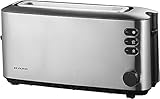 SEVERIN Automatik-Langschlitztoaster, Automatik-Toaster mit Brötchenaufsatz, Edelstahl Toaster zum...