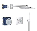 GROHE SmartControl 310 - Duschsystem (einschließlich 400-mm-Duscharm und Rohbauset, 2 Strahlarten,...