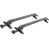 Relingträger Dachrelings 1 Paar/2 Stück Universal-Dachträger-Schienenstange Aus Schwarzem...