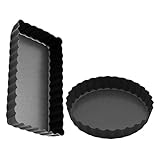 CIYODO 2 Stück Eiertörtchenpizza -Tablett pizzapfanne pizzaplatte Pizza-Tablett brotschneidebrett...