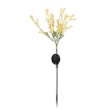 RUYUUEQ Fackel Gartenfackel Pfahl-Rasen-Solarlampe beleuchtet dekorative...