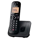 Panasonic Corp. KXTGC250SPB Telefon (1,6 Zoll), Schwarz