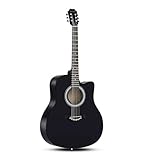 Akustische Gitarre Dreadnought Akustische Gitarren Mit Ersatzsaiten Performance Tasche Matte...