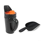 Multifunktionaler Gartenstreuer und Salzstreuer für Pflanzen und Winterenteisung mit ergonomischem...