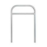 TRUTZHOLM Fahrradanlehnbügel mit Mittelrohr 115 x 78 cm Stahl feuerverzinkt Ø 49 mm zum...