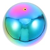 TOYZFRIENDY Edelstahlkugel Spiegelpoliert Hohlkugel Bunter Metallball Robuste Gartendeko Innen...