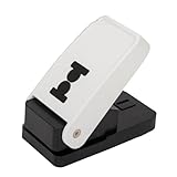 Locher - Locher Einzelloch Ergonomisches Manuelles - Tragbarer Einzellocher Für Büro, Weiß,...