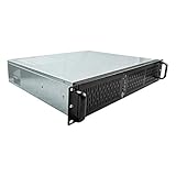 'UNYKAch 2128 19 2U Rack Gehäuse schwarz, Silber Computer-Gehäuse-Gehäuse (Ablage, Server, SGCC,...