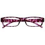 OPULIZE ACE Lesebrille Rosa Schildpatt Leicht Komfortabel Leser Herren Damen Lesehilfe R32-4 +2.50