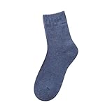 Kompressionssocken für Damen, Vintage, Winter, weich, warm, dick, Kaltstrick, Wolle, Crew-Socken,...