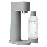 Mysoda: Woody Wassersprudler aus erneuerbarem Holzkomposit mit 1L Quick-Lock BPA-freier...