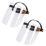 2 Pieces Gesichtsschutz Visier, Gesichtsschutzschild, Professioneller Gesichtsschutzschirm,...