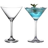 FYBlossom 2 Stück Martini Gläser Cocktailgläser Set| Martinigläser Longdrinkgläser Bar...