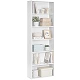 VASAGLE Bücherregal, 6-stöckiges Regal, offenes Aufbewahrungsregal, Standregal, 24 x 60 x 178,5...