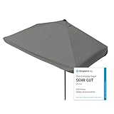 EASYmaxx Sonnenschirm rechteckig | 230 x 140 x 253 cm | für Balkon & Terrasse | passgenau für...