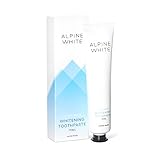 ALPINE WHITE Whitening Toothpaste Extra White I Whitening Zahnpasta vegan für extra weiße Zähne I...