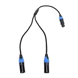 Cuifati XLR-Splitter-Kabel, Ausgewogene Daten-und Tonsignal übertragung, HIFI-Klang Qualität mit...