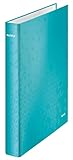 Leitz 42410051 Ringbuch wow, A4, PP, 2 Ringe, 25 Cm, eisblau