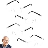 4 Stück Lupenbrille, Vergrößerungsbrille mit 300%, 500%, 800%, 1000% Vergrößerung, Brillenlupe...