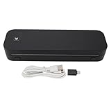 ViaGasaFamido A4-Thermodrucker, Tintenloser Tragbarer Drucker mit Bluetooth-USB-Verbindung für...