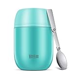 Thermobehälter für Essen 450ml, 710ml Thermobecher Essen Edelstahl Warmhaltebehälter mit Löffel...