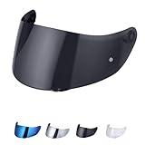 Helmvisier für Agv K1 K3SV K5 Visier, Motorradhelm Visier,Motorrad Windschutz Helm Objektiv Visier...