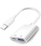 USB-C auf USB Adapter mit 30W Ladeanschluss für iPhone 15 Pro Max MacBook Pro Air 2023 iMac iPad...