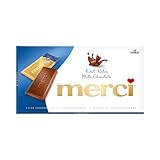 merci Tafelschokolade Edel-Rahm – 1 x 100g – Feinste Täfelchen aus Edel-Sahneschokolade zum...