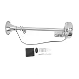 Gearwell Boot Horn, Single Trompete 12 V Elektrische, wasserdichte Meereshorn, 150 dB Edelstahl,...