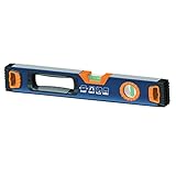 DEXTER - Wasserwaage 40 cm - 90°/180° - Magnetische Aluminium-Wasserwaage - Sturz-Schutz aus Gummi...