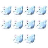 Qcbuegof 10pcs Harze Ozeane Tierfiguren Für Sammelalbücher Handwerk Und Home Decoration Tierstile