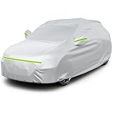 Favoto Autoabdeckung Vollgarage Auto Abdeckplane Staubdicht Wasserdicht Autohülle Autoplane Winter...