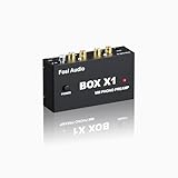 Fosi Audio BOX X1 Phono Vorverstärker, Vorverstärker für MM Plattenspieler mit 3,5-mm-Kopfhörer...