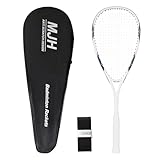 MANJHONG Squashschläger (Anfänger Rahmen) Aluminium Leichtgewicht Schläger mit Tasche &...