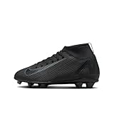 Nike Superfly 10 Club Fg/Mg Laufschuh, Black/Black-Deep Jungle, 34 EU