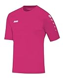 JAKO Unisex Kinder Trikot Team, Kurzarm, deep pink, 128