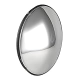 MorNon Verkehrsspiegel Panoramaspiegel Garage Sicherheitsspiegel 30cm 130° Außenbereich Außen...